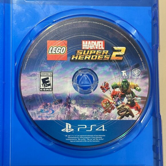 GREAT DEAL! Barely used LEGO MARVEL SUPER HEROES 2 PS4 - Playstation game disc! - Picture 1 of 3